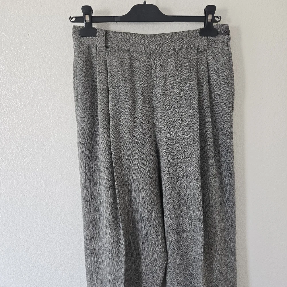 Vintage Joan and David High-waisted Womens Wool Pants Size 10 Lined Preppy 80s - Picture 3 of 15